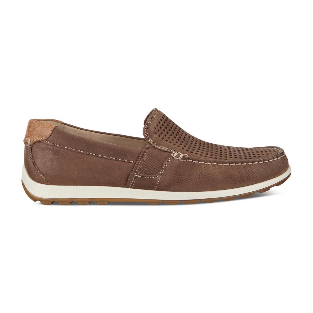 Ecco Reciprico Mens Moccasins Brown Outlet - India LEM-109863